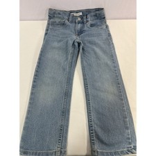 Levis 514 Jeans Boy's Size 5 Blue Straight Slim Fit Classic Blend Denim