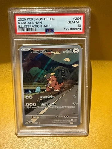 Pokémon TCG Kangaskhan Destined Rivals Illustration Rare Card 204/182 PSA 10