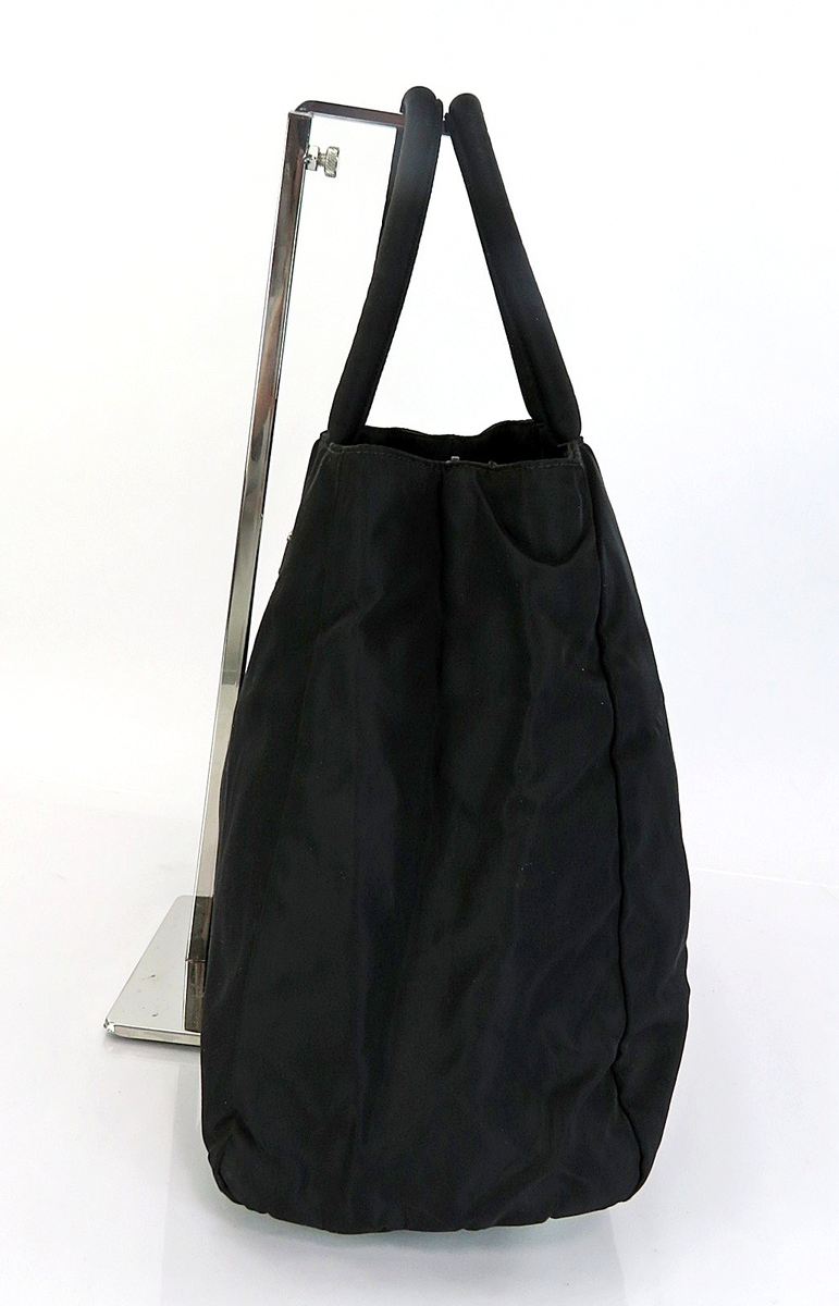 Authentic PRADA Black Nylon Tote Bag Purse #62167 | eBay