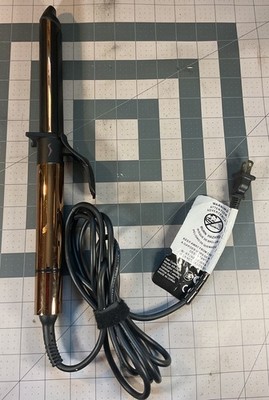 aldabella Ceramic Curling Iron 1 Inch Barrel Black Bronze Swivel Cord