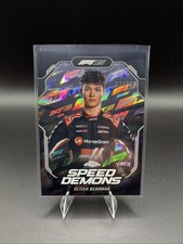 2025 Topps Chrome F1 RC 75th Anniversary SD Black Refractor /75 Oliver Bearman