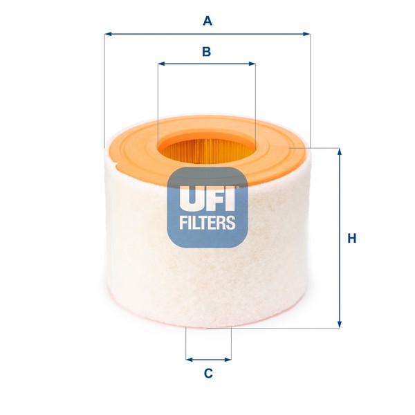 Luftfilter UFI 27.A54.00 Filtereinsatz FüR 4GA C7 4G5 Audi 4G2 4GC 4GD A6 A7 4GF-image