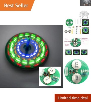 Comprehensive LCD Display Gyroscope Soldering Kit with English Instructions