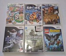 Lot Of 6 Nintendo Wii Game Cases With Manuals No Games