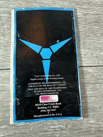 Vay | Sega CD, 1994 | Complete CIB w/ Manual, Reg Card (Water Damage)