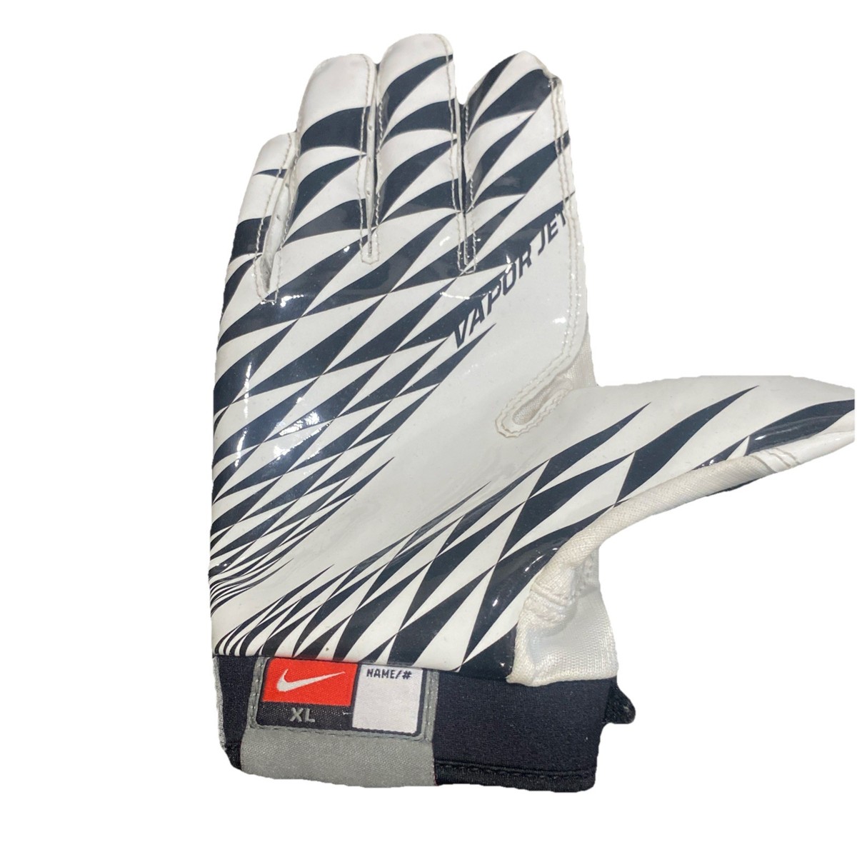 Nike Vapor Jet Football Receiver Gloves White Purple XL Sports