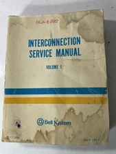 July 1977 Bell System Telephone Interconnection Service Manual Book Volume I