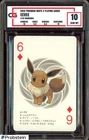 2012 Pokemon White 2 Playing Cards 4 of Diamonds Eevee CG 10 GEM MINT