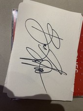 Bruce Springsteen Autographed Signed Card Fill Name Cut The Boss USA Rare