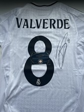 Maglia Real Madrid Valverde, autografata certificata