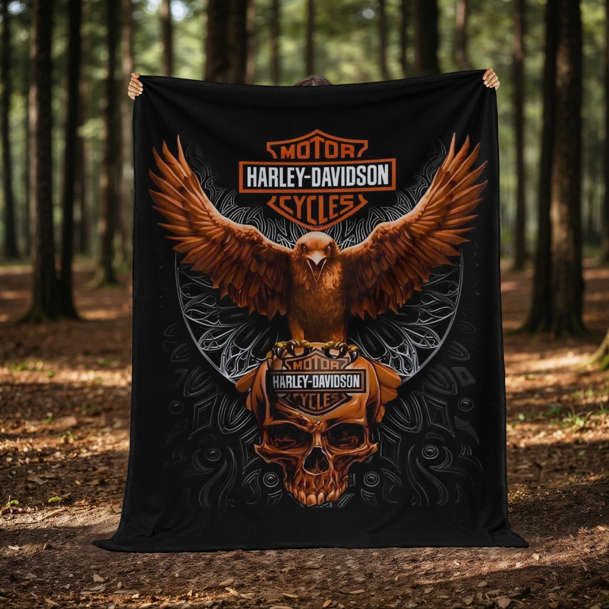 Harley Davidson Blanket In Blankets & Throws for sale | eBay