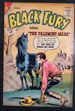 BLACK FURY #39 DC COMICS 1962 SILVER AGE WESTERN THE PALOMINO MARE FN-