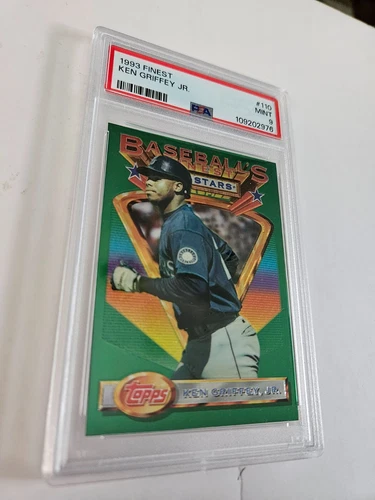 1993 Finest Ken Griffey Jr, #110 PSA 8 The Photo is of as PSA 9. I'll correct...