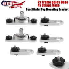 6x For G3 Boat, Ranger,Smokercraft,Poler kraft Boat Bimini Top Mounting Bracket