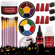 Halloween Makeup Kit Special Effect Makeup Kit for Zombie Clown Scar Makeup Kit