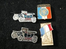FRANKREICH Renault 4 Stück Eifelturm Anstecknadel  Anstecker  Emblem Pin FRANCE