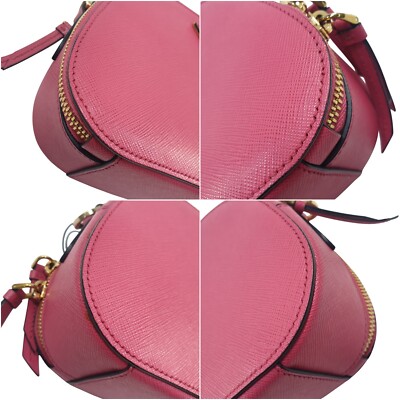 Prada Saffiano Odette 2WAY Shoulder Bag Pink 1BH123 Guaranteed