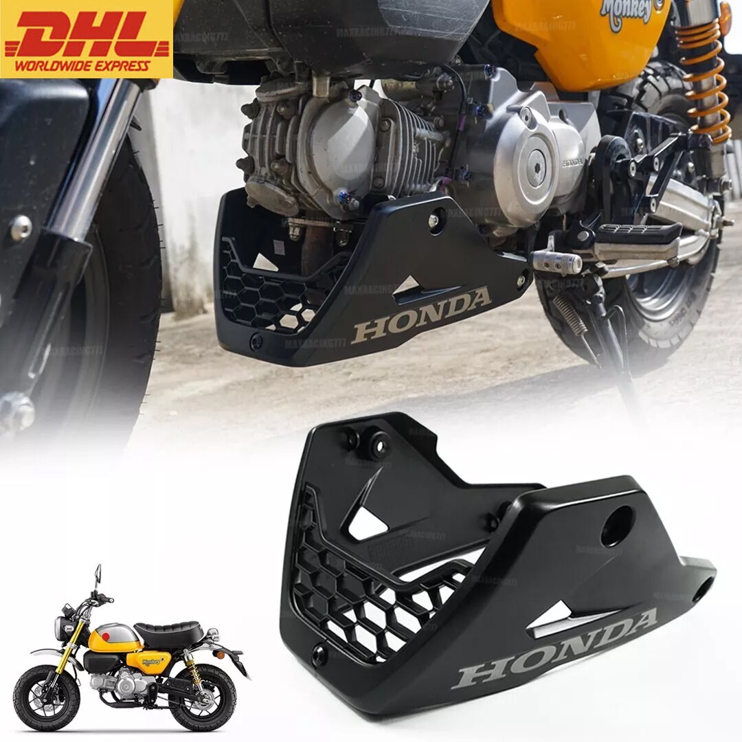 BLACK BELLY PAN FAIRING UNDER CRANK GUARD COVER FOR HONDA BLACK BELLY PAN FAIRING UNDER CRANK GUARD COVER FOR HONDA