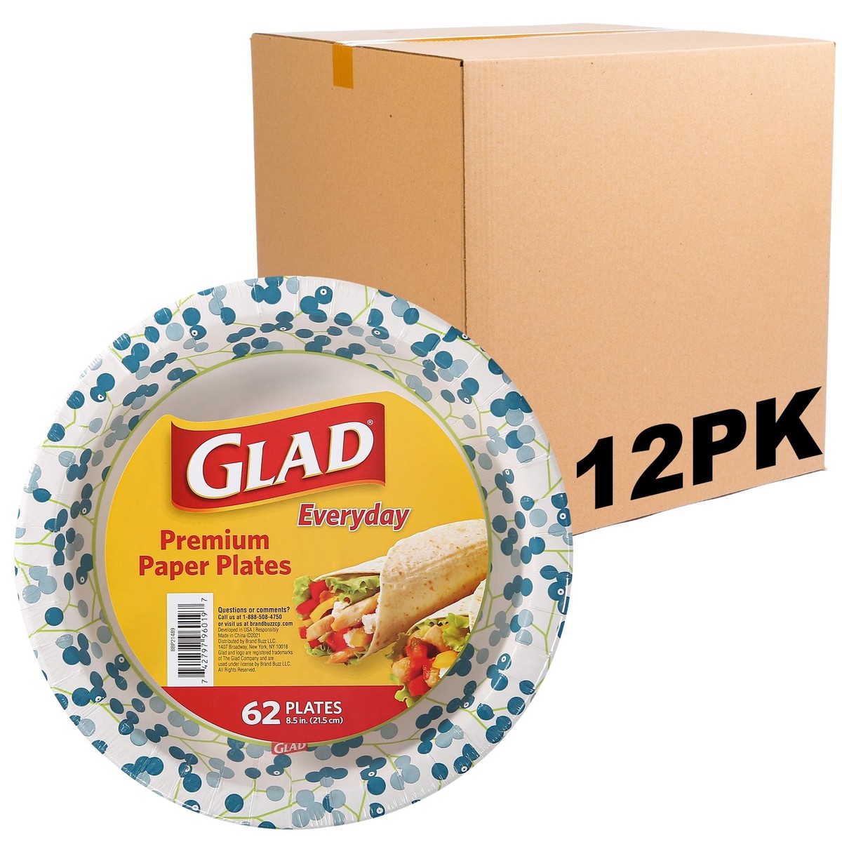 Glad Small Paper Plates Walmart Plates Disposable Glad Everyday