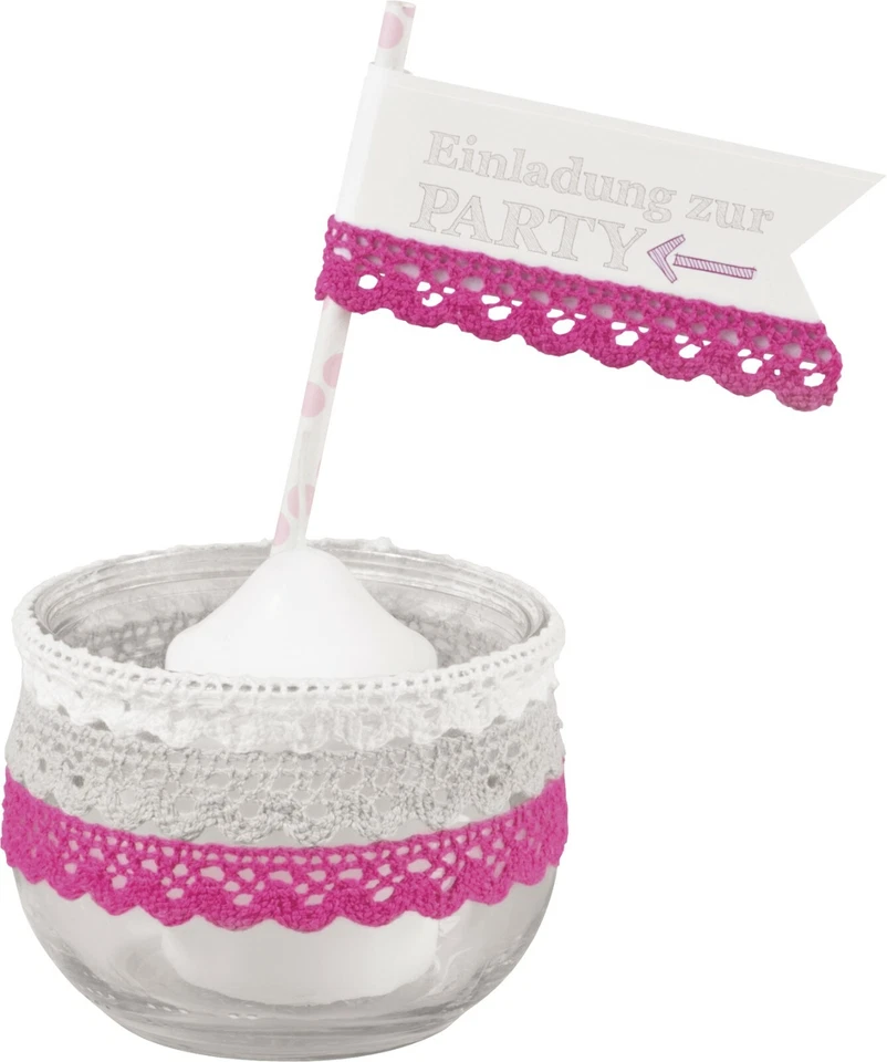 SpitzenTape, Spitzenband, Heyda, selbstklebend, 2 m x 15 mm, 100% Baumwolle - Bild 3 von 3