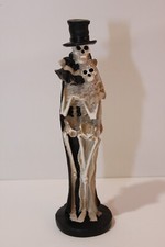 SKELETON Bride And Groom Couple Resin Decor Statue