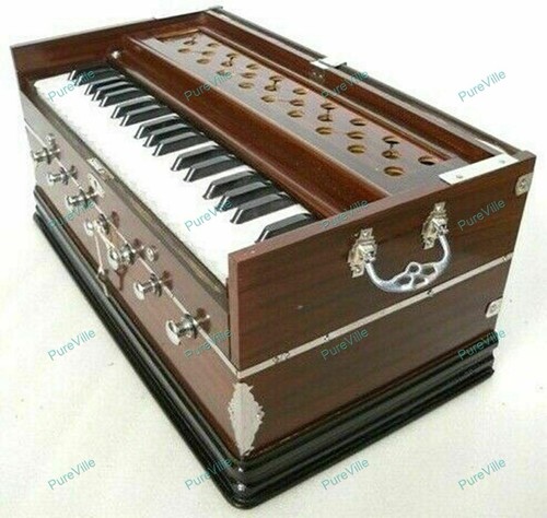 Harmonium Double Bellow 32 Clés Dulcetina/Compactina - Bois De Teck, Neuf, Inde