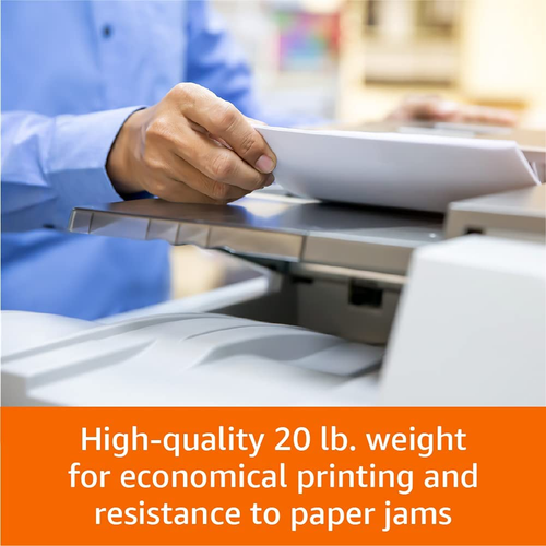 Basics Multipurpose Copy Printer Paper, 8.5 X 11 In, 20 Lb, 5 Reams, 2500 Sheets - Picture 5 of 12