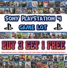 PlayStation 4 Game Lot | Buy 3 Get 1 Free | Free Ship $25+ | Resurfaced