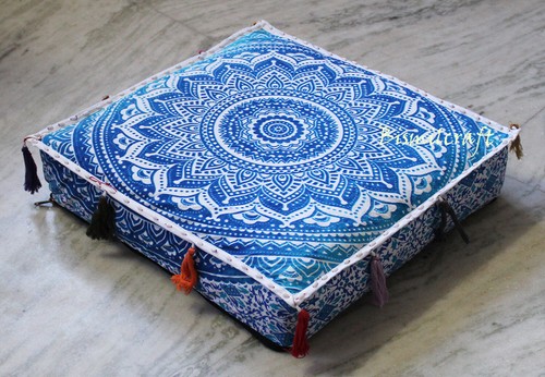 10 pcs Mix Lot Of 35X6" Square Cushion Cover Floor Decor Unfilled Pillows - Picture 6 of 11