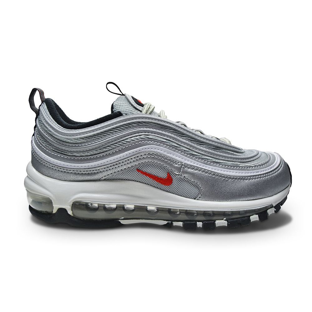 Женские кроссовки Nike Air Max 97 OG - DQ9131 002 - Серебристый металлик, Университетский красный