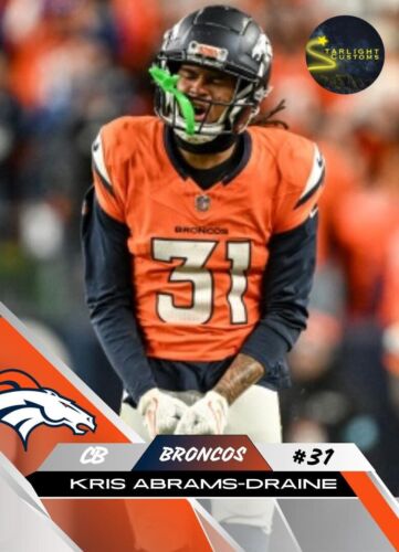 2025 Starlight's Contemporary Denver Broncos Team Set - You Pick - Picture 85 of 105