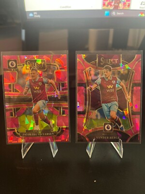 2023-24 Panini Select EPL BURNLEY FC Pink Cracked Ice Multiples