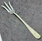 S. Kirk & Son Sterling Silver Repousse 8 3/4” LETTUCE FORK 45 g