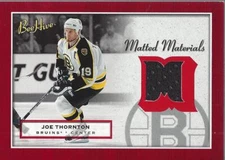2005-06 Beehive Matted Materials #MMJT Joe Thornton Jersey - NM-MT