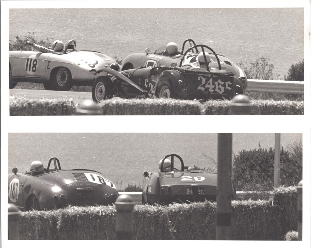 Vintage Photo Auto Racing Candlestick Park Number 118 246 187 29  c. 1963 8x10