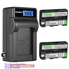 Kastar Battery LCD Wall Charger for Sony NP-FS11 FS11 Sony Cyber-shot DSC-F505V