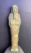 Ancient Egyptian Faience Ushabit Ex Collection NancyandJohn Hyde Devoe 1950-1970