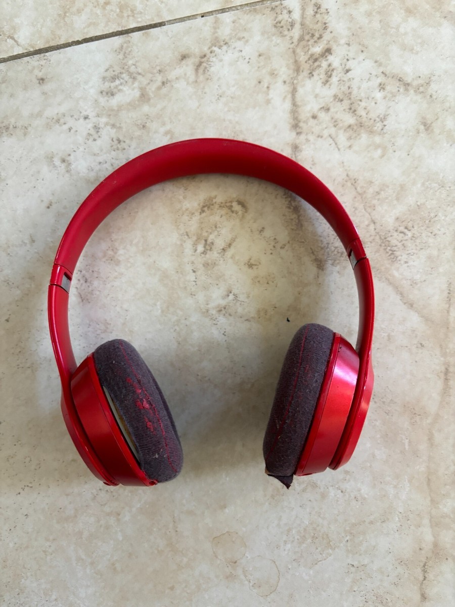 Beats by Dr. Dre Solo Pro On Ear Wireless Headphones - Red - Pad 