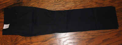Men's Southeastern Navy Blue Slacks Style 9081 Pleated Code 9 Size 29 Unhemmed