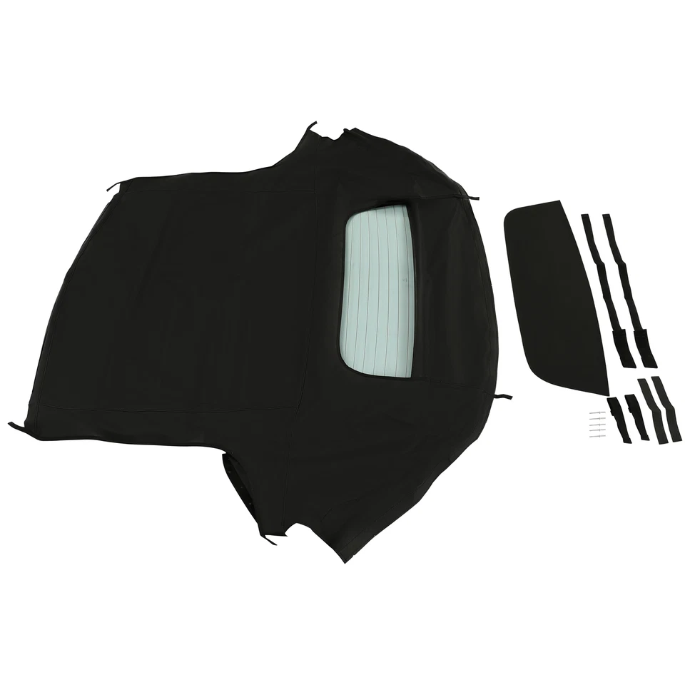 Для Honda S2000 1999-2009 2002 кабриолет мягкий верх и подогрев стекла окна черный - Изображение 3 из 4