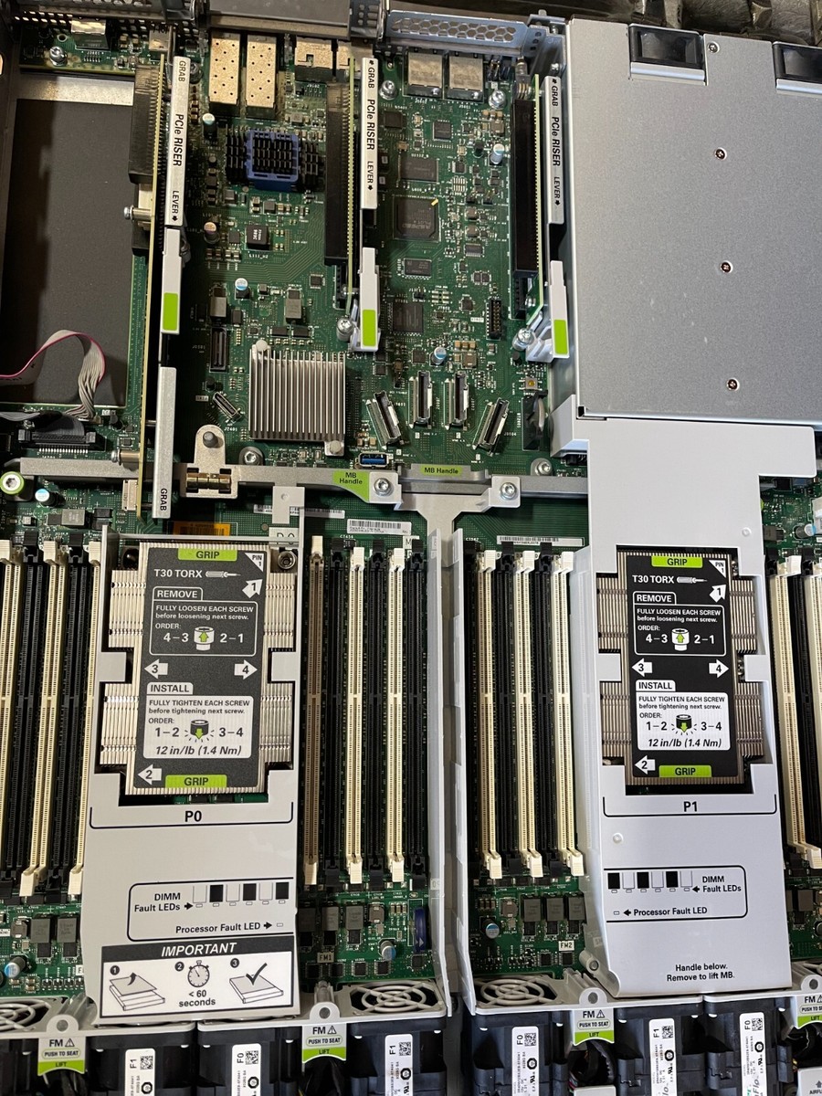 Oracle X8-2 7360829 7346982 System Board Includes Heatsinks | eBay