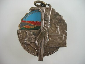 Medaillen Bergkristall Stufe Tonal 1950 Radlager Labor Ansichten Mendola Gavia