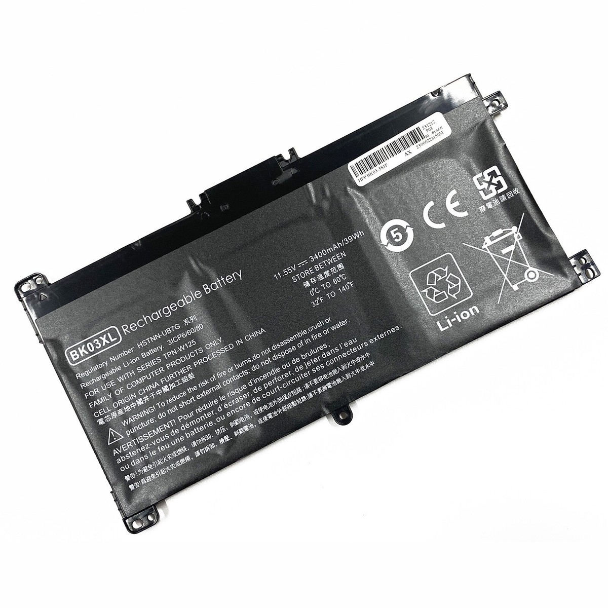 BK03XL Battery for HP Pavilion x360 14-BAxxxxx 14-BA158TX 14