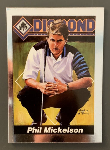1992 Diamond Sports #27 Phil Mickelson Rookie EX-EXMT Golf Legend - Afbeelding 1 van 2