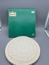 Roylcraft 96-8 Paper Doilies Ivory Vintage Open Box Very Few Separated Nice