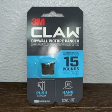 3M CLAW Drywall Picture Hanger 15 lb., 3PH15-1ES (NEW)