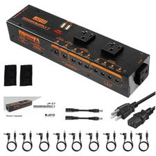 JOYO 1200W AC Power Adapter Socket 10 Ports Guitar Pedal Power Supply 9V 12V 18V