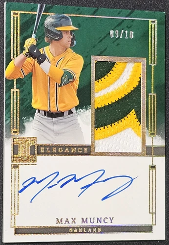 2024 Panini Impeccable Max Muncy Elegance Patch Autograph /10 - #EPJ-MM