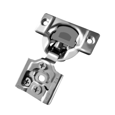 Berta 3/4  Overlay Soft Closing Face Frame Cabinet Door Hinges (30 Pack)