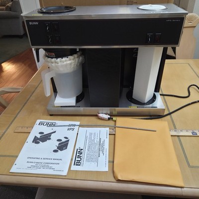 NEW Bunn-O-Matic Bunn VPS 3.9 Gal Per Hour Pourover Coffee Brewer 3 Hot Plates